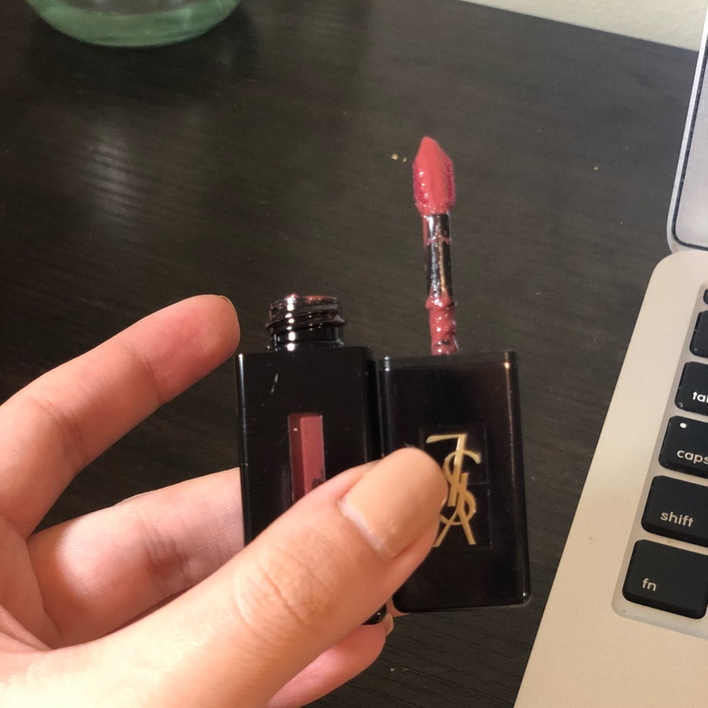 YSL liquid lipstick # 407